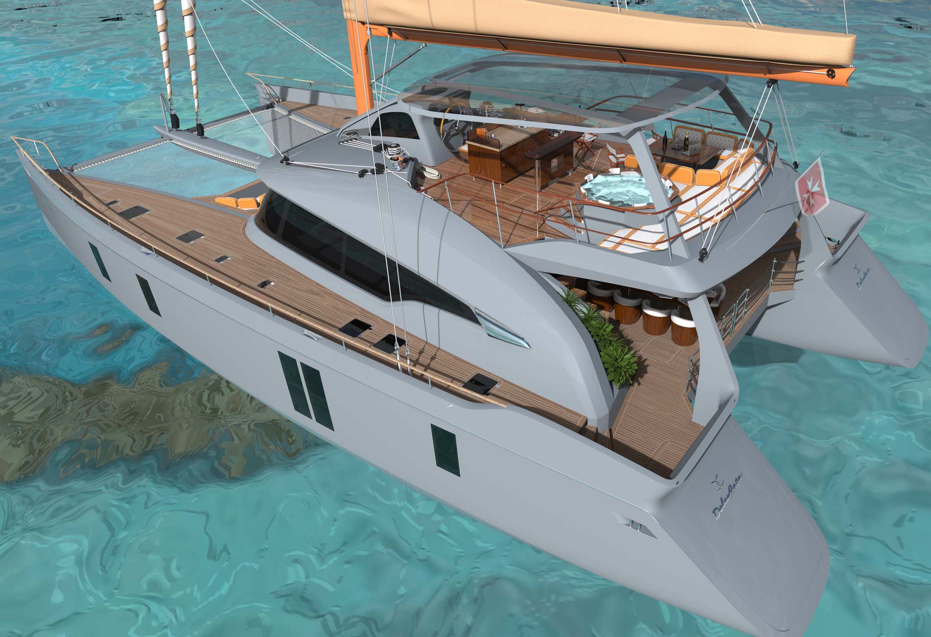 DolceCata80-catamaran-aluminium-sur-mesure-Architecture-navale-Lebailly
