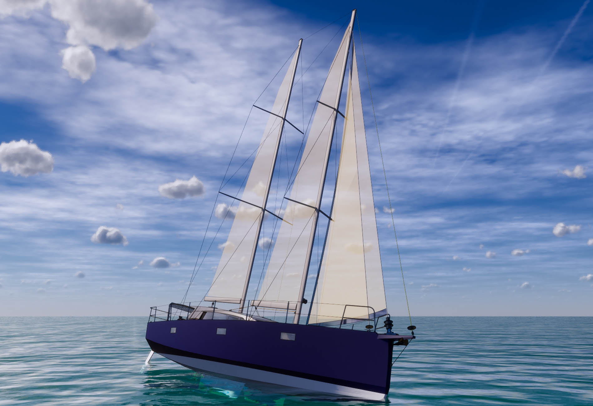 Rasta40-Yacht design-custom sailing yacht-naval architecture-Vincent Lebailly