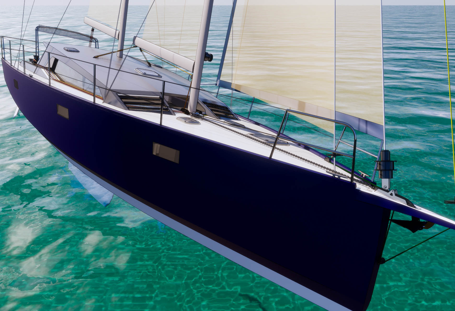 Rasta40-Yacht design-custom sailing yacht-naval architecture-Vincent Lebailly