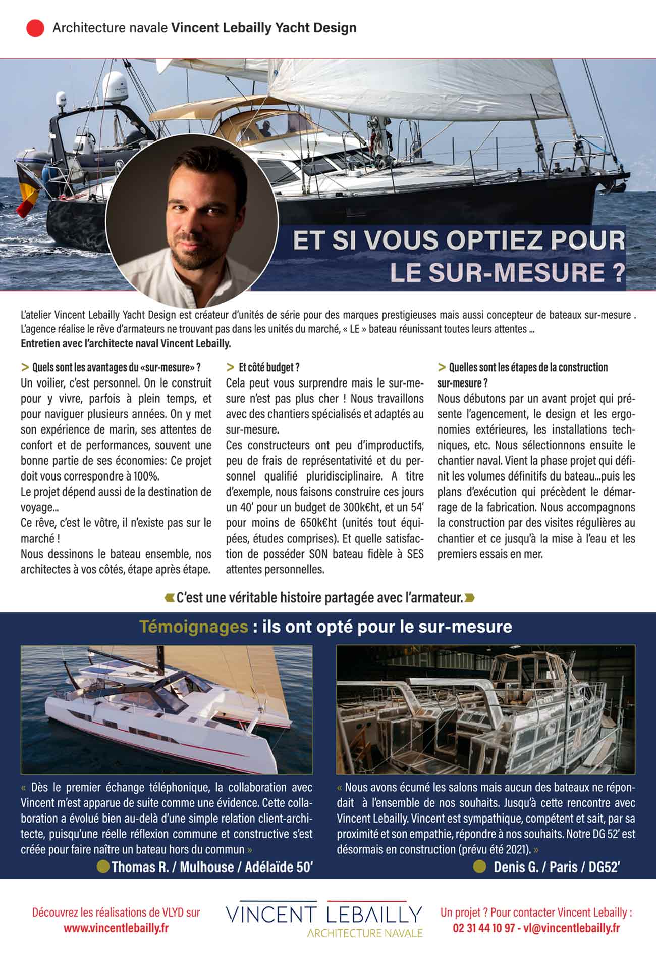 Publireportage-Presse-nautique-Vincent-Lebailly-bateau-sur-mesure-voile-magazine
