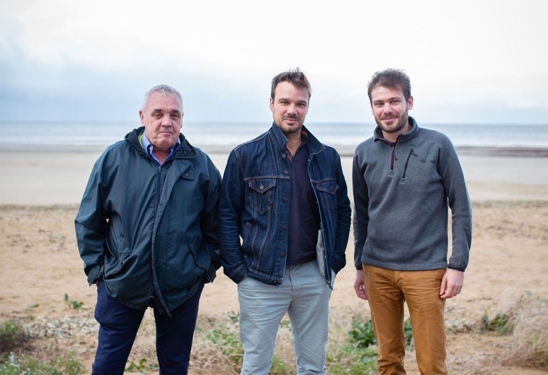 Pascal BINET (à gauche), Vincent LEBAILLY (au centre) & Maxime GERARDIN (à droite)