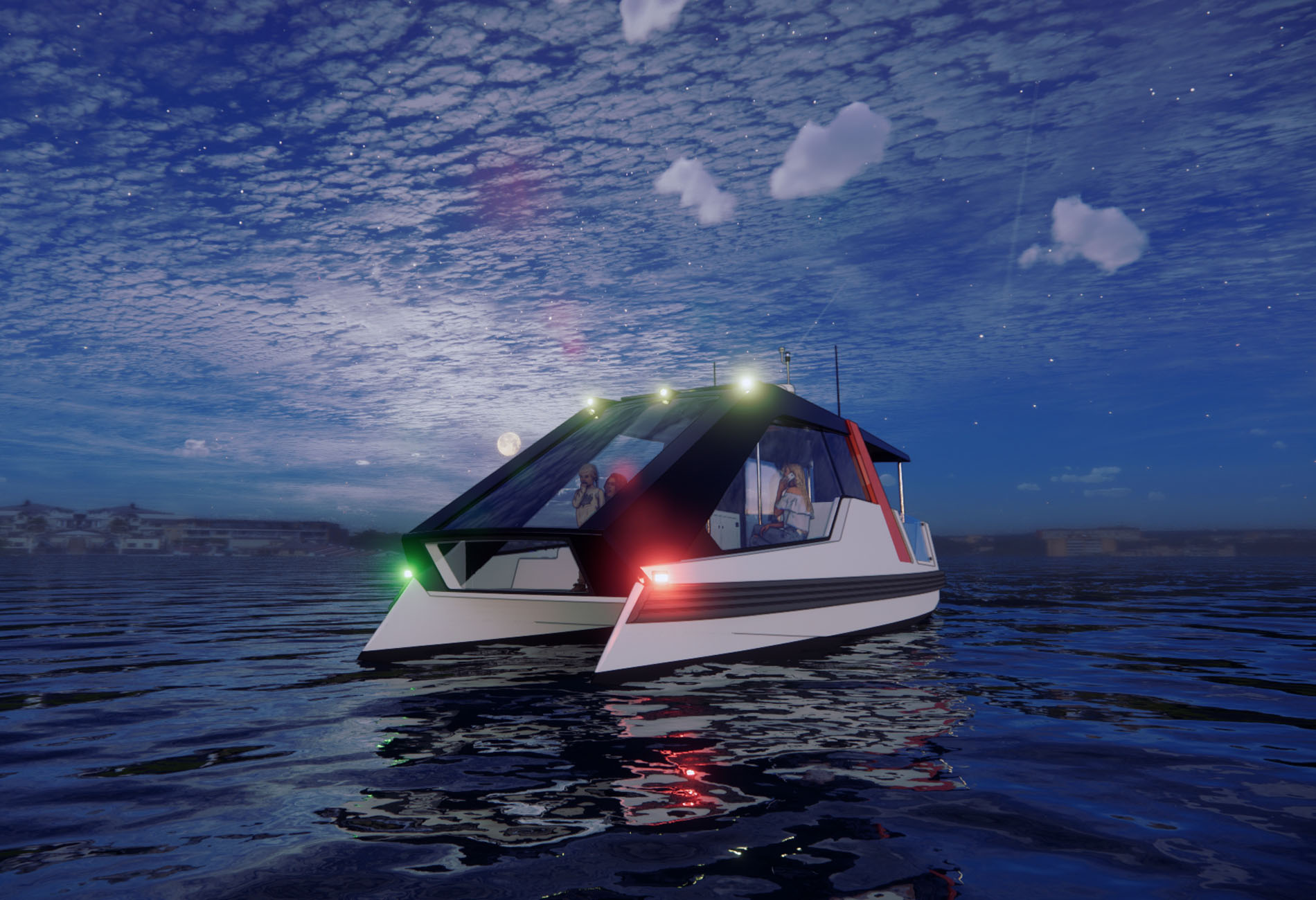 Le premier bateau fluvial à propulsion électrique