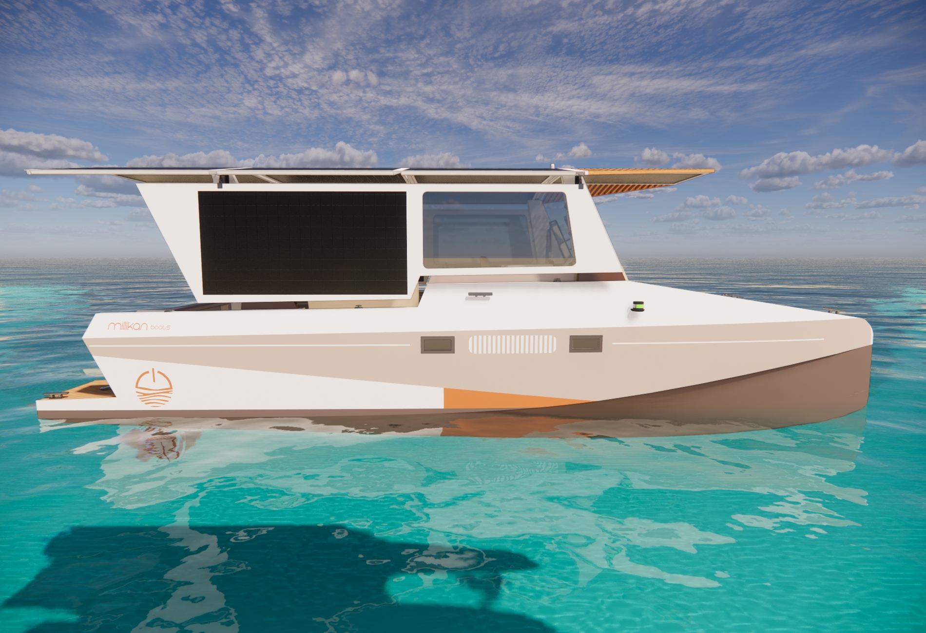 Millikan Boats - Catamaran électro-solaire autonome